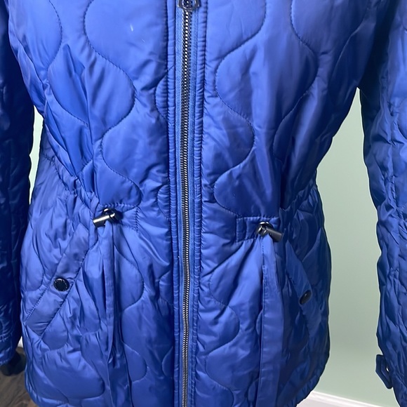 French connection navy blue quilted jacket small - Picture 2 of 6